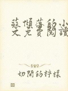 苏倾落的小说全文免费阅读无弹窗