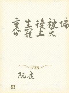 重生后被偏执老公宠上天