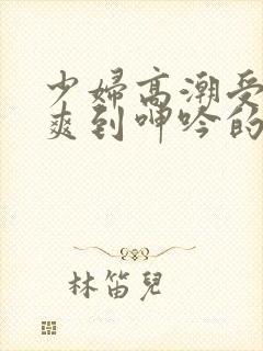 少妇高潮受不了爽到呻吟的封面