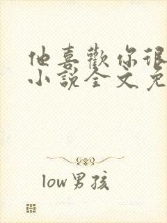 他喜欢你很久了小说全文免费阅读