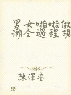 男女啪啪做爰高潮全过程视频