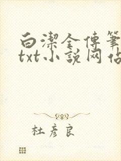 白洁全传笔趣阁txt小说网站在线阅读