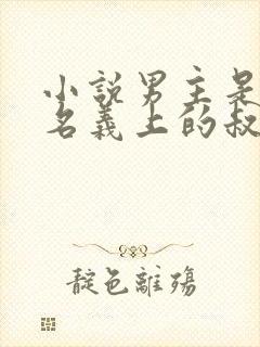 小说男主是女主名义上的叔叔