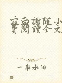 寂白谢随小说免费阅读全文