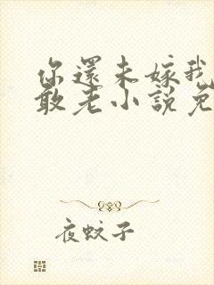 你还未嫁我怎么敢老小说免费阅读