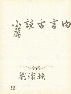 小说古言肉肉推荐