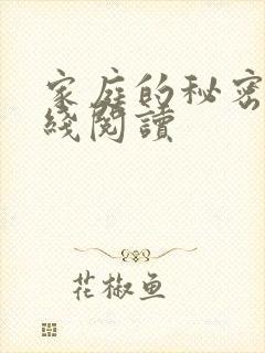 家庭的秘密 在线阅读