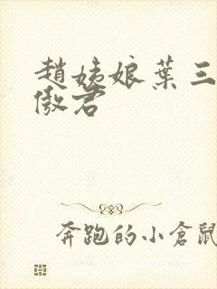 赵姨娘叶三少沈傲君