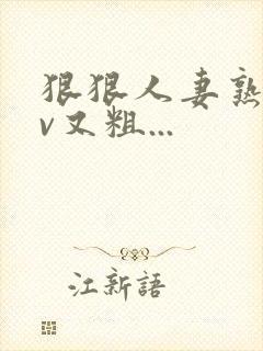 狠狠人妻熟妇av又粗...