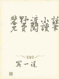 裴野渡小说全文免费阅读笔趣阁封面