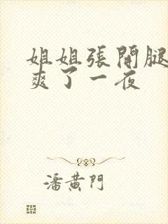 姐姐张开腿让我爽了一夜