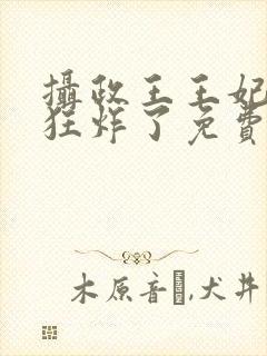 摄政王王妃脾气狂炸了免费阅读封面