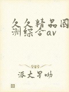 久久精品国产亚洲综合av封面