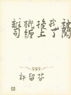 离职后我被前上司缠上了阅读全文全文