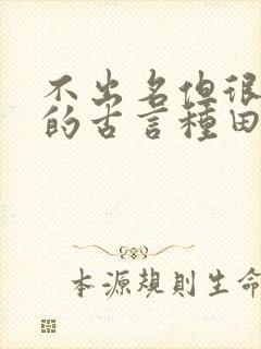 不出名但很好看的古言种田文