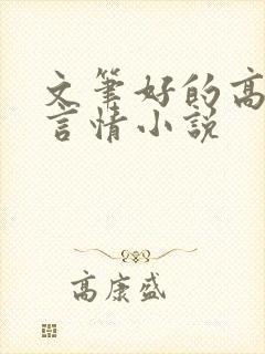 文笔好的高质量言情小说