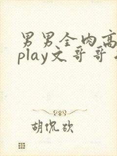 男男全肉高h湿play文哥哥弟弟