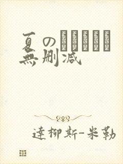 夏のヤリなおし无删减封面