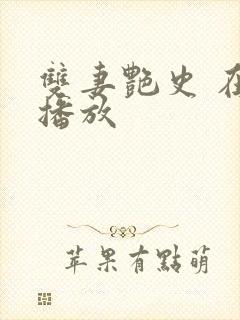 双妻艳史 在线播放封面