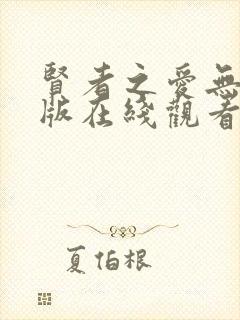 贤者之爱无删减版在线观看