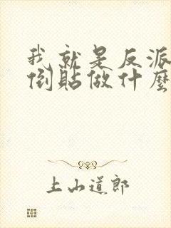 我就是反派你们倒贴做什么