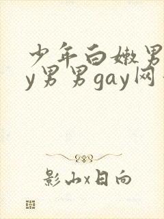 少年白嫩男gay男男gay网站