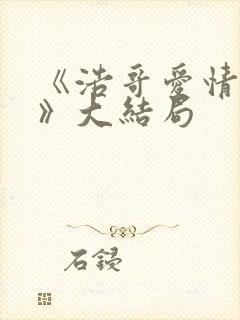 《浩哥爱情故事》大结局