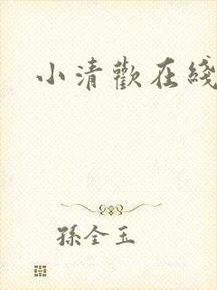 小清欢在线封面