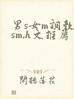 男s女m调教(sm,h文推荐