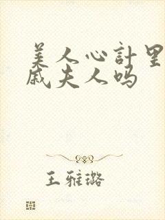 美人心计里面有戚夫人吗