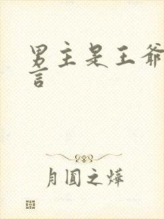 男主是王爷的古言