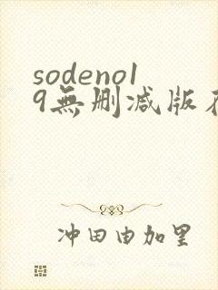 sodeno19无删减版在线播放封面
