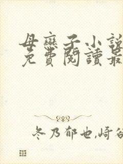 母恋子小说全文免费阅读最新章节