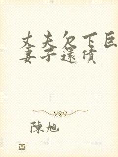 丈夫欠下巨债,妻子还债