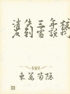 消失三年校花女友到处说我死了小说全集