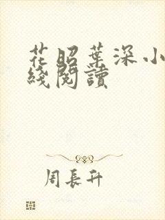 花昭叶深小说在线阅读