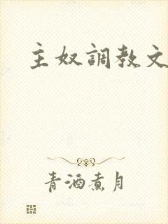 主奴调教文sm封面