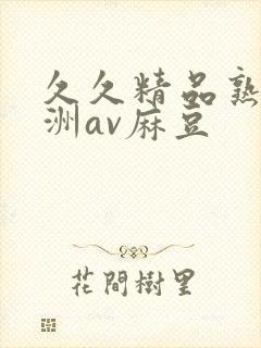 久久精品熟女亚洲av麻豆