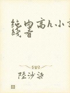 纯肉高h小说在线看