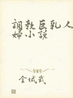 调教巨乳人妻少妇小说
