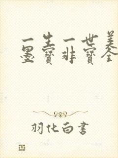 一生一世美人骨墨宝非宝全文阅读无删减