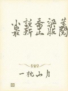 小说乔梁叶心仪最新正版阅读封面