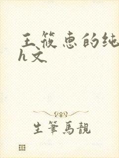 王筱惠的纯肉高h文封面
