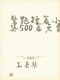 惊艳短篇小说合集500篇免费