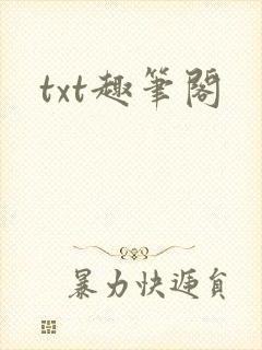 txt趣笔阁