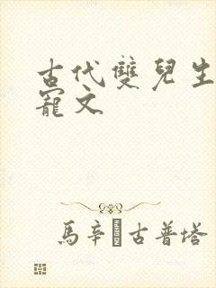 古代双儿生子甜宠文