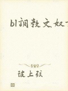 bl调教文奴隶封面