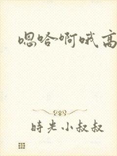 嗯哈啊哦高h封面