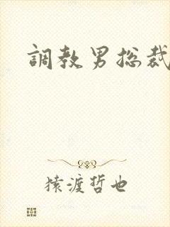 调教男总裁小说