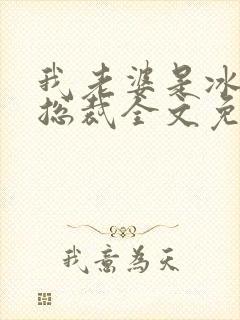 我老婆是冰山女总裁全文免费阅读